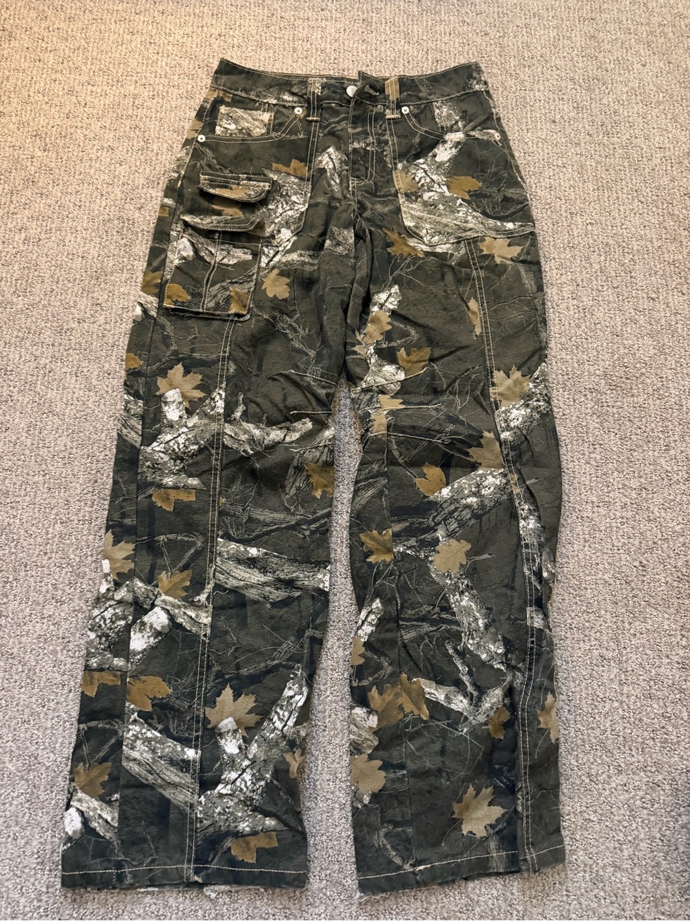 Forever 21 Camo Cargo Jeans